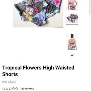 High waist pole shorts